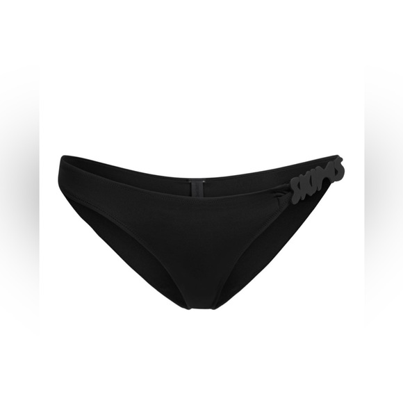 SKIMS Signature Swim Logo Hardware Bikini Bottom - NWT - Color Onyx - Size XXS - Picture 3 of 3